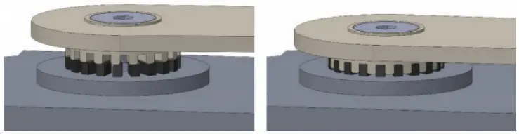 Hipac Floor Mounted Door Closer with Single Swing Hinge-FIG15