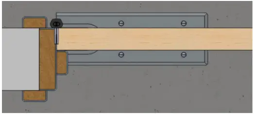 Hipac Floor Mounted Door Closer with Single Swing Hinge-FIG17