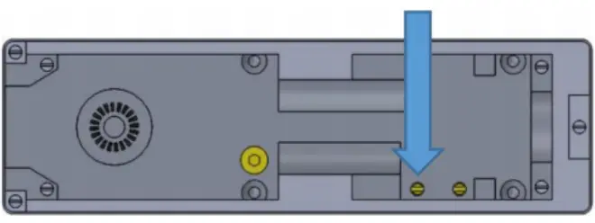Hipac Floor Mounted Door Closer with Single Swing Hinge-FIG23