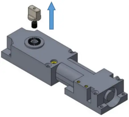 Hipac Floor Mounted Door Closer with Single Swing Hinge-FIG4