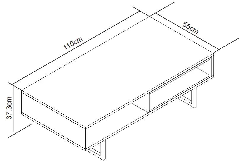 OTTO 20020020 Home Coffee Table