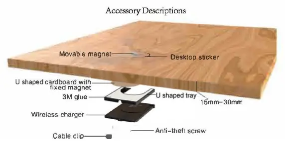 INVISACHARGE SL019 Wireless Charger fig 1