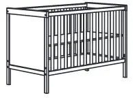 IKEA Baby sleep Cots User Guide - SUNDVIK cot