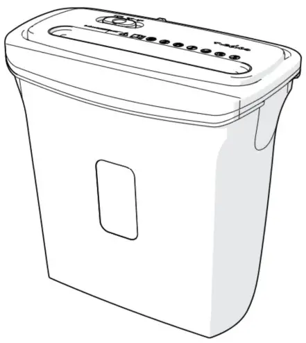 nedis PASH120BKA4 Paper Shredder for A4 Size Papers and with DIN P4