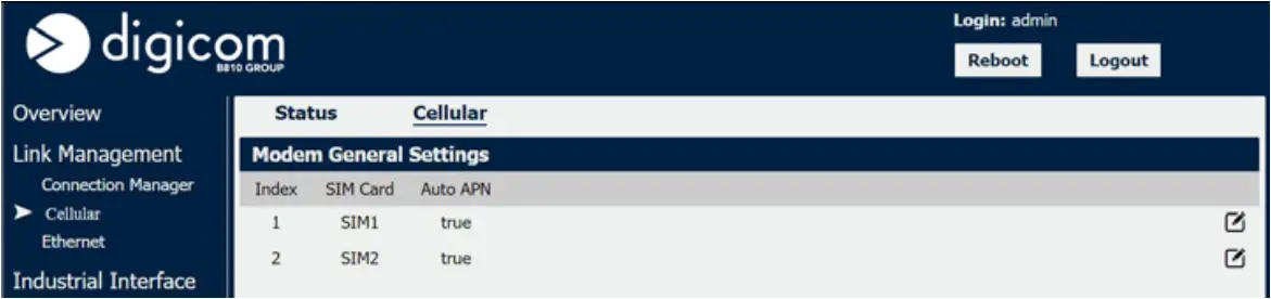 digicom 8E4631 - BASE CONFIGURATION 1