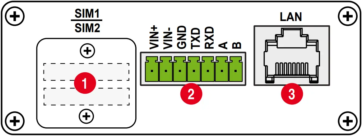 digicom 8E4631 - FRONT VIEW