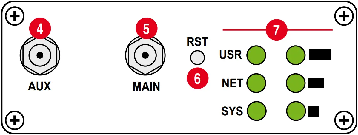 digicom 8E4631 - REAR VIEW