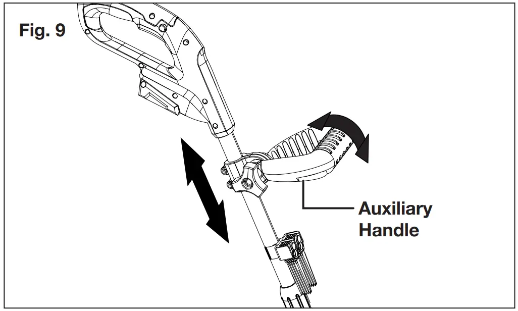 Adjusting the Auxiliary Handle