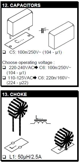 velleman-K8007-Dimmer-Module-FIG 14