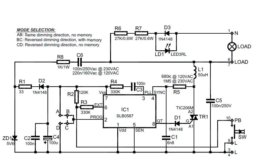 velleman-K8007-Dimmer-Module-FIG 18