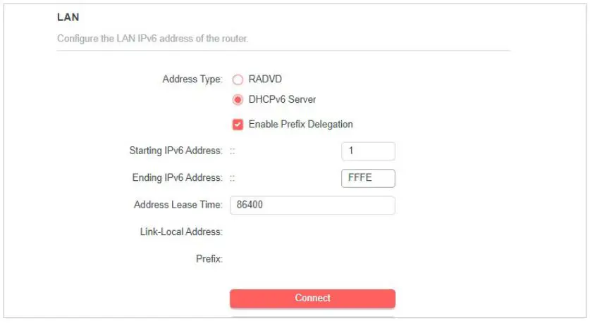 MERCUSYS MW301R 300Mbps Wireless N Router User Guide - Configure the LAN settings