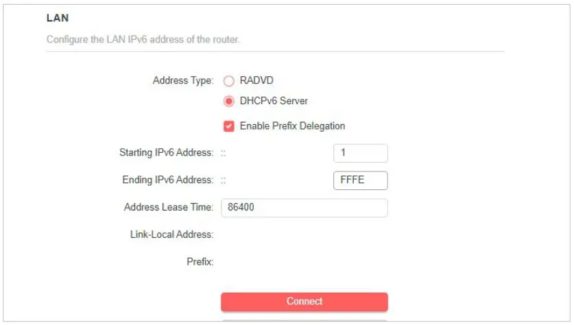 MERCUSYS MW301R 300Mbps Wireless N Router User Guide - Configure the LAN settings