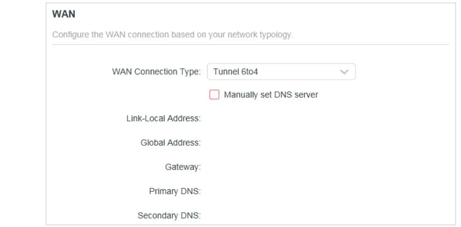 MERCUSYS MW301R 300Mbps Wireless N Router User Guide - Configure the WAN settings