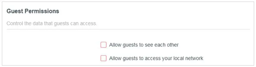 MERCUSYS MW301R 300Mbps Wireless N Router User Guide - Customize guest network options according to your need