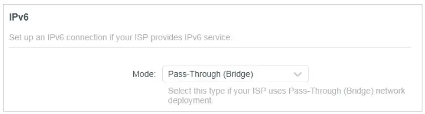 MERCUSYS MW301R 300Mbps Wireless N Router User Guide - If you select Pass-Through