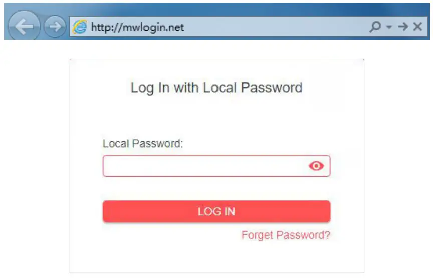 MERCUSYS MW301R 300Mbps Wireless N Router User Guide - Log In to the Router