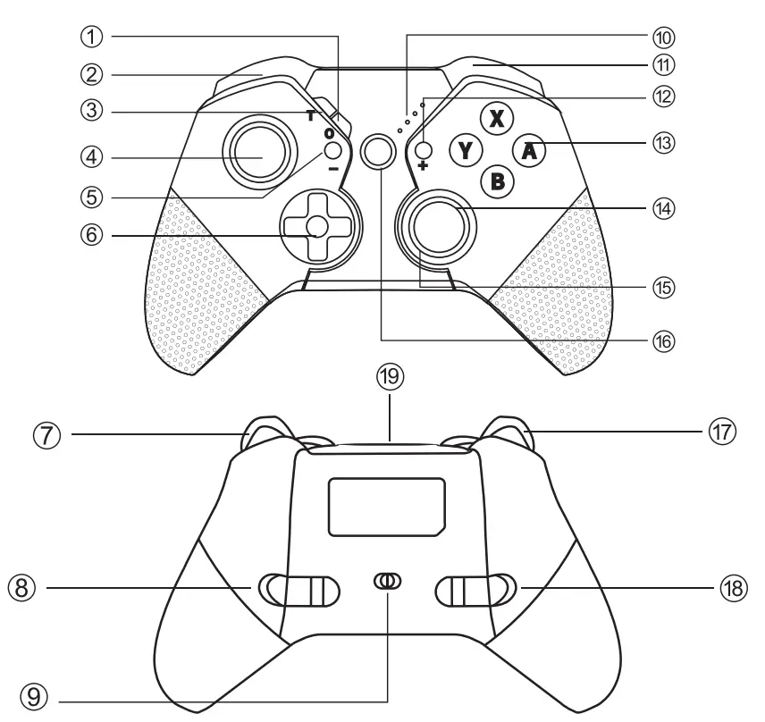 GYCHEE SW531 Wireless Controller fig 1