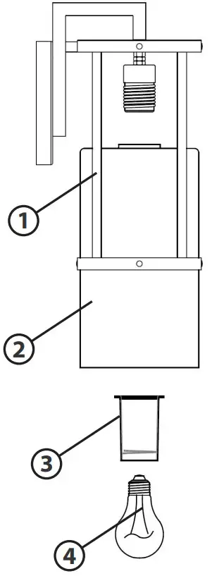 LARK 82050 Wall Mount - Glass Installation