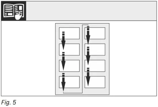 FIG 12 Reversing the door