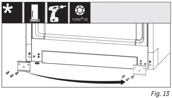 FIG 21 Moving the lower bearing parts to the other side