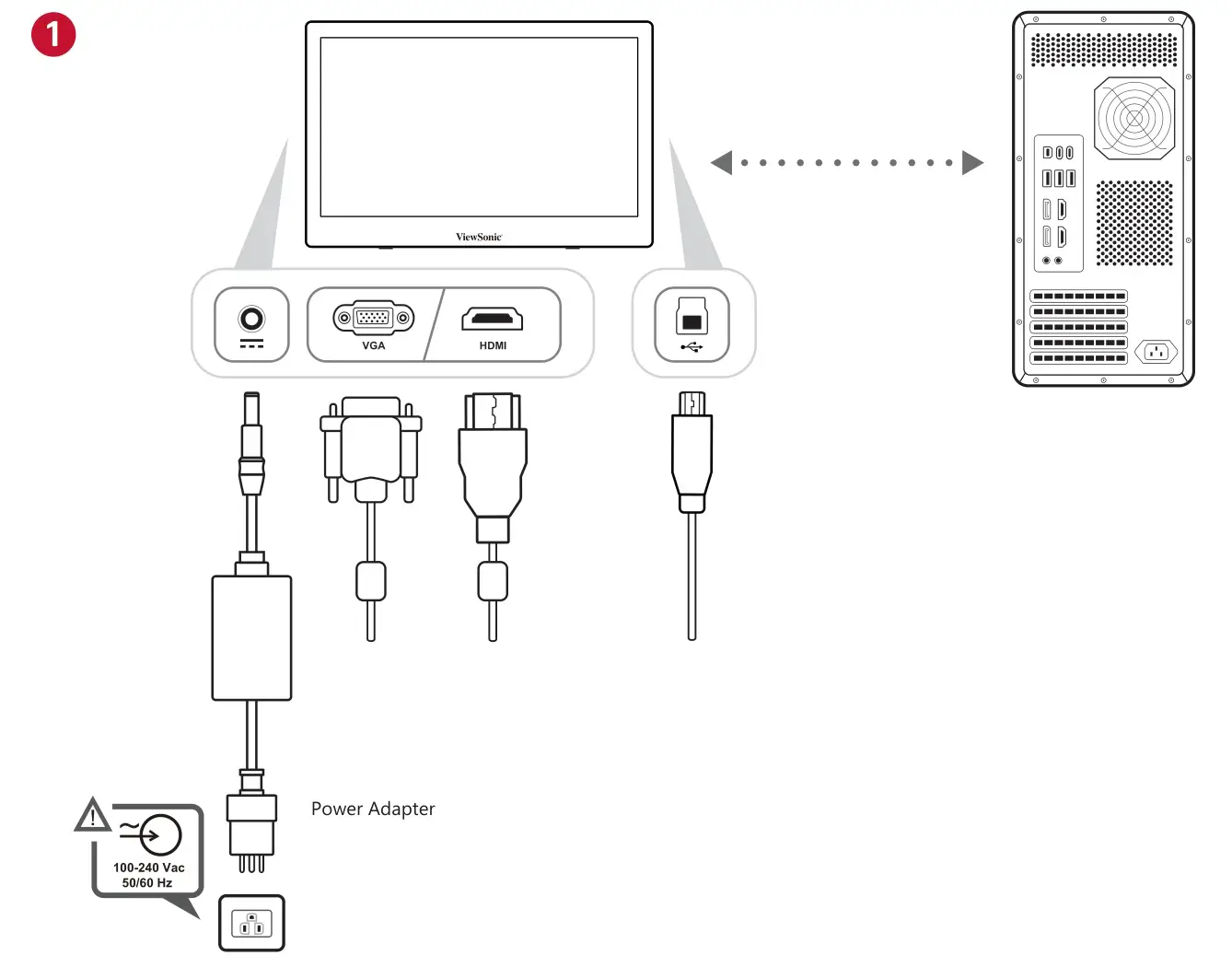 ViewSonic PD2211 22 Inch Digital Pen Display - figure 1