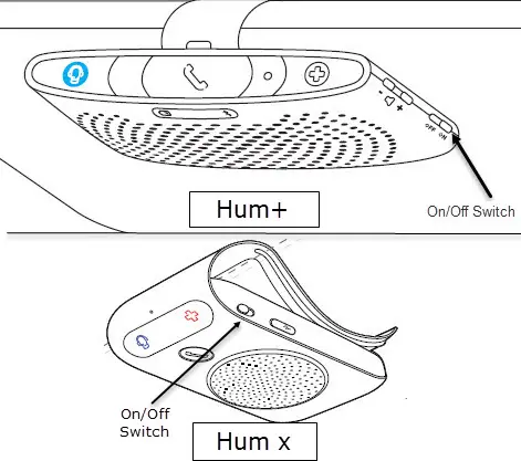 Hum models power switch