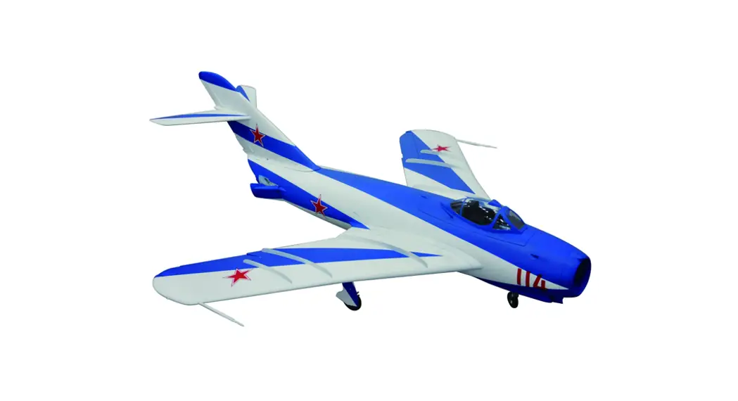 Banana Hobby Mig-17 7 Ch Af Model Red White Mig-17 90mm Rc Edf Jet Instruction Manual