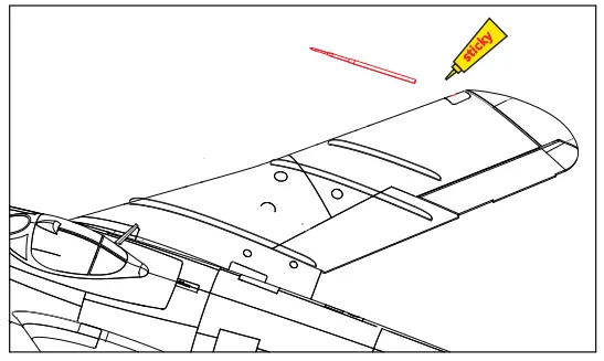 BANANA HOBBY MIG 17 7 CH AF Model Red White MiG 17 90mm RC EDF Jet - Ffig 15