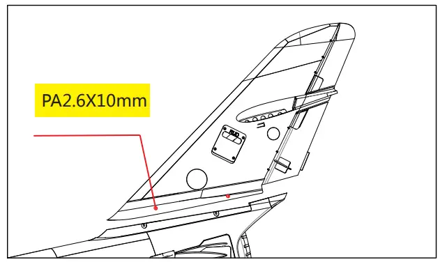 BANANA HOBBY MIG 17 7 CH AF Model Red White MiG 17 90mm RC EDF Jet - Ffig 4