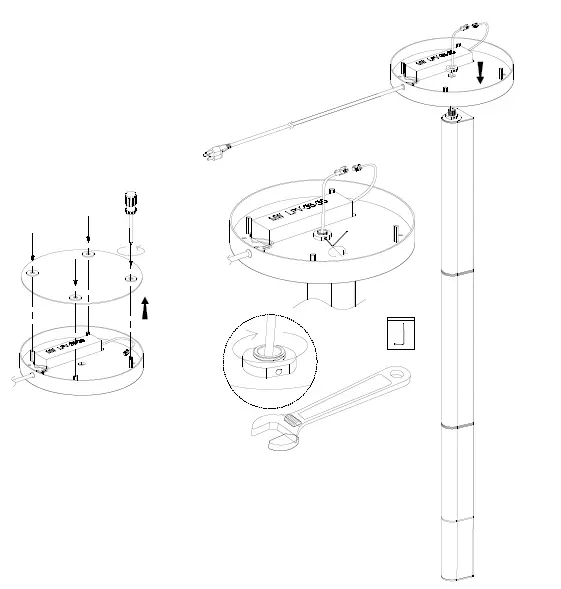 VIDALITE-CE1008830-43-Inch 3-Light-Matte-Black-Modern-LED-Floor-Lamp-FIG- (2)