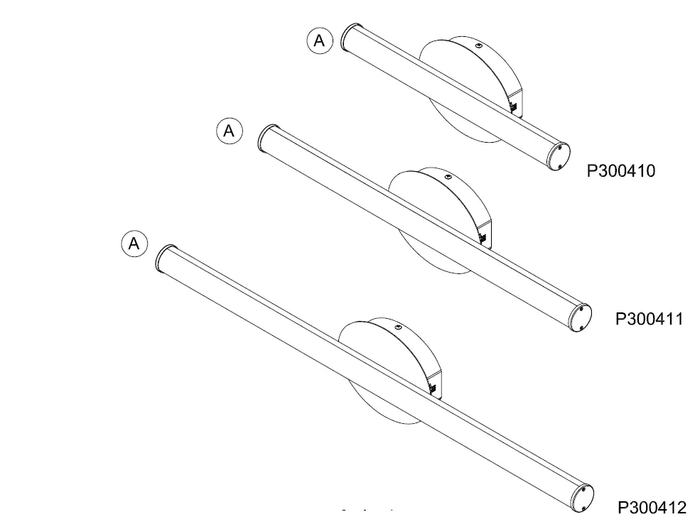 PROGRESS LIGHTING P300412-009-31M 32 Inch LED Linear Vanity Light 1