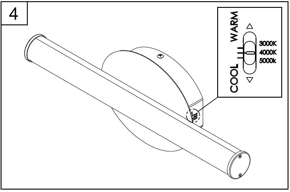 PROGRESS LIGHTING P300412-009-31M 32 Inch LED Linear Vanity Light 6