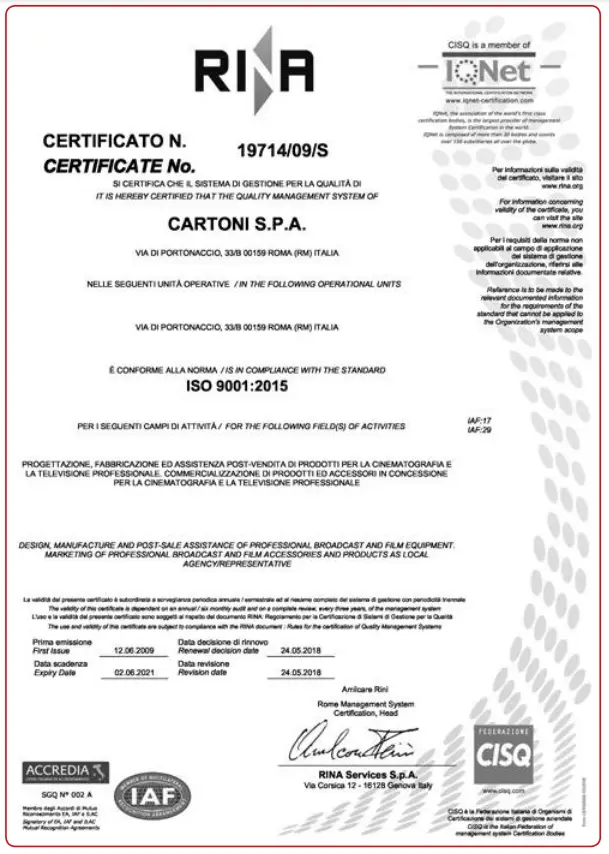 CARTONI H541 MASTER MK2 - sambol 1
