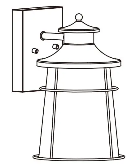 Hampton Bay Ew10991bk1 1-light Black Hardwired Outdoor Wall Lantern Sconce User Guide