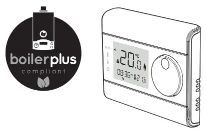 NEOMITIS RTE7SD Mains Powered Digital 7 Day Programmable Room Thermostat - Cover