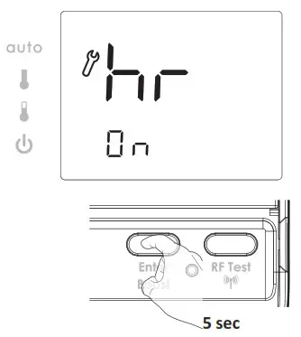 NEOMITIS RTE7SD Mains Powered Digital 7 Day Programmable Room Thermostat - ENABLE 2