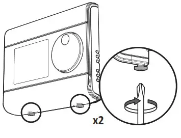 NEOMITIS RTE7SD Mains Powered Digital 7 Day Programmable Room Thermostat - MOUNTING OF THE THERMOSTAT 2