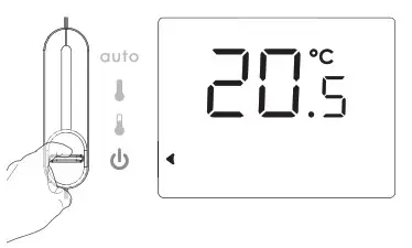NEOMITIS RTE7SD Mains Powered Digital 7 Day Programmable Room Thermostat - OPERATING 4