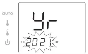 NEOMITIS RTE7SD Mains Powered Digital 7 Day Programmable Room Thermostat - PROGRAMMING 1