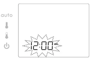 NEOMITIS RTE7SD Mains Powered Digital 7 Day Programmable Room Thermostat - PROGRAMMING 8