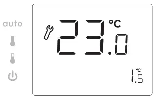 NEOMITIS RTE7SD Mains Powered Digital 7 Day Programmable Room Thermostat - SET CALIBRATION 2