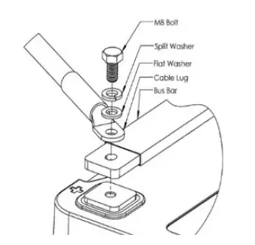 EXPION360 EX-G24-60C 60 Ah Lithium Battery - 1