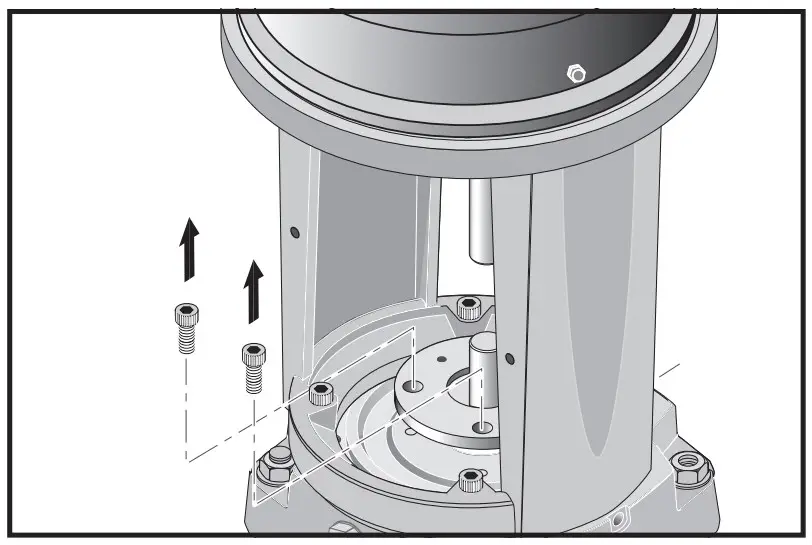 . Unscrew the four screw