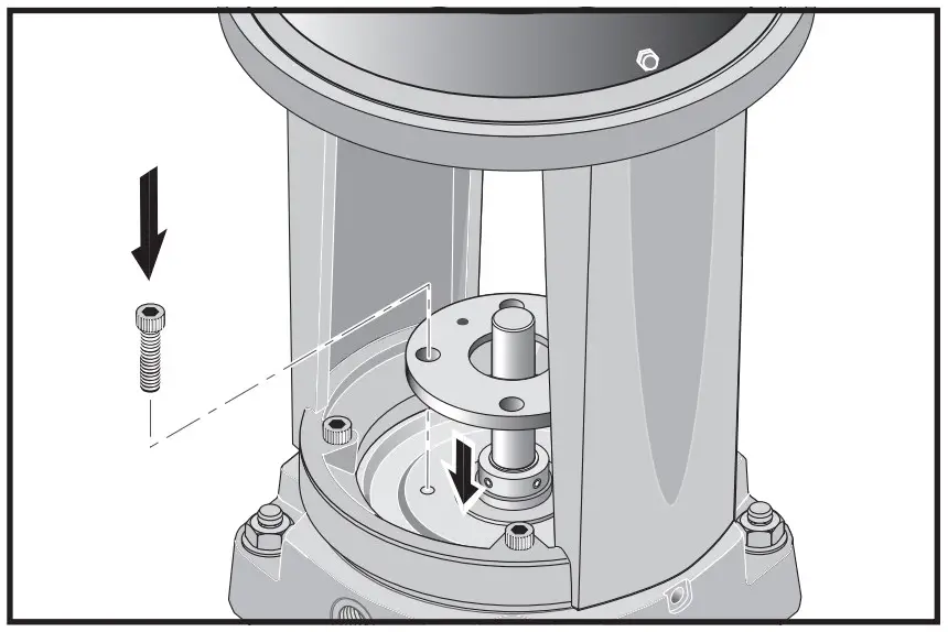 Slide the seal carrier down