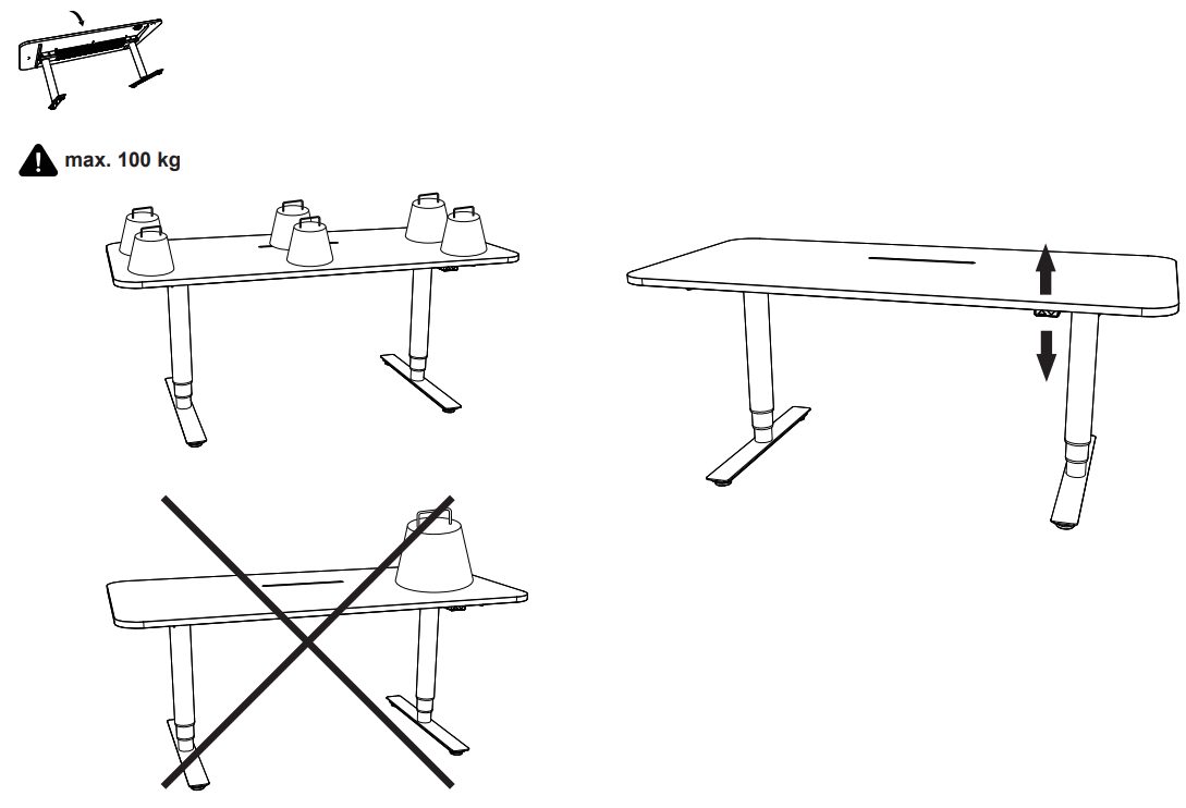 WAGNER W-Life E-Table Height Adjustable Desk - fig 10