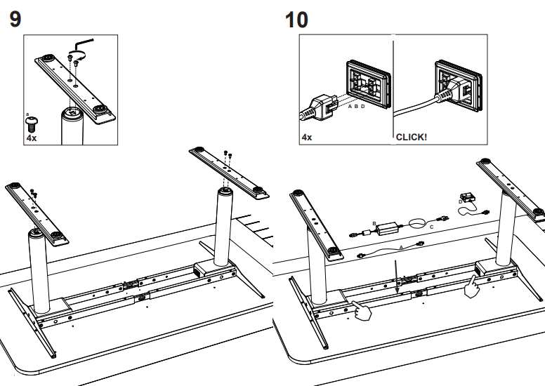 WAGNER W-Life E-Table Height Adjustable Desk - fig 7