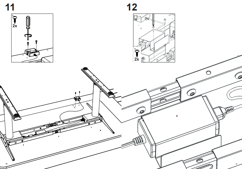WAGNER W-Life E-Table Height Adjustable Desk - fig 8