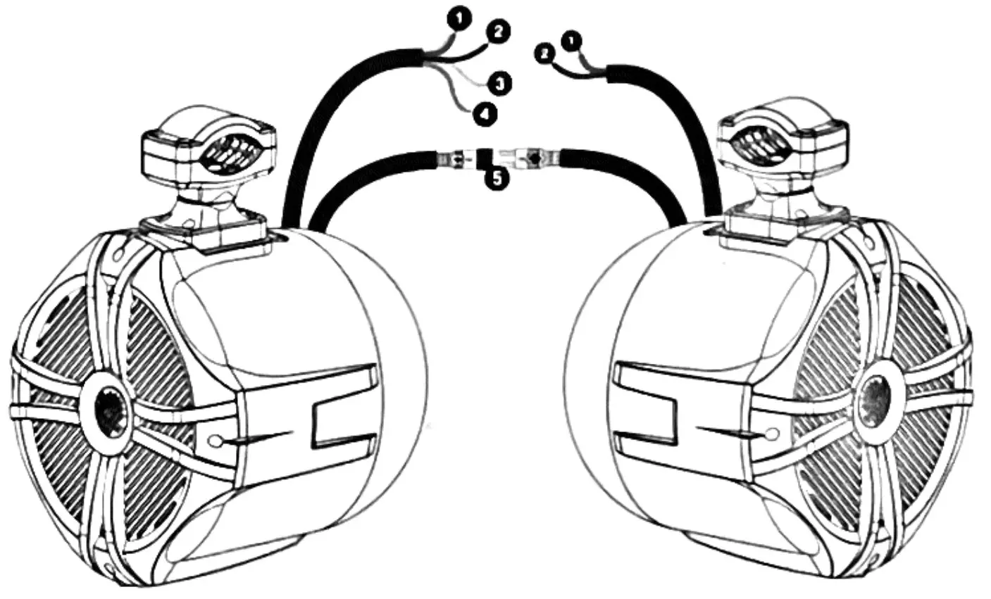 POWER ACOUSTIK MWT-65BL 6.5 Marine grade Wake - ASSEMBLY2