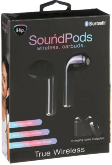 iHip BL-33 True Wireless Lightup LU SoundPods-FIG1
