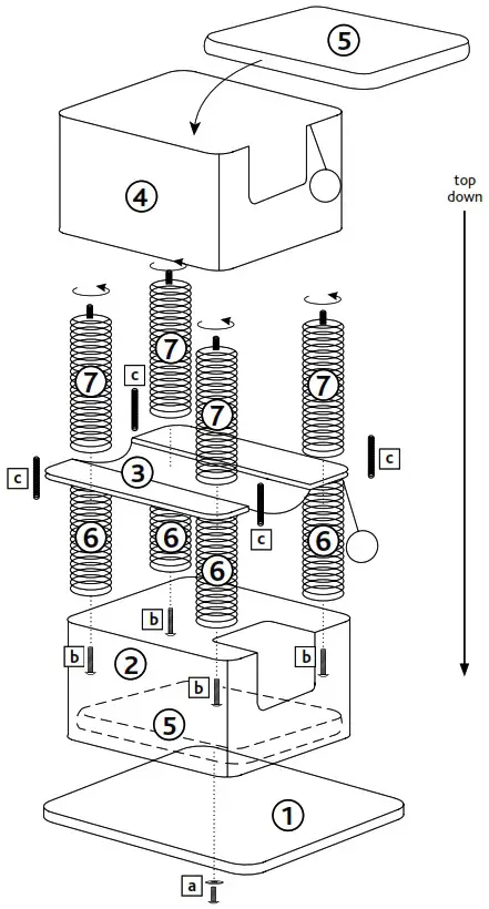 TRIXIE 44669 Cat Tower - Figure 1